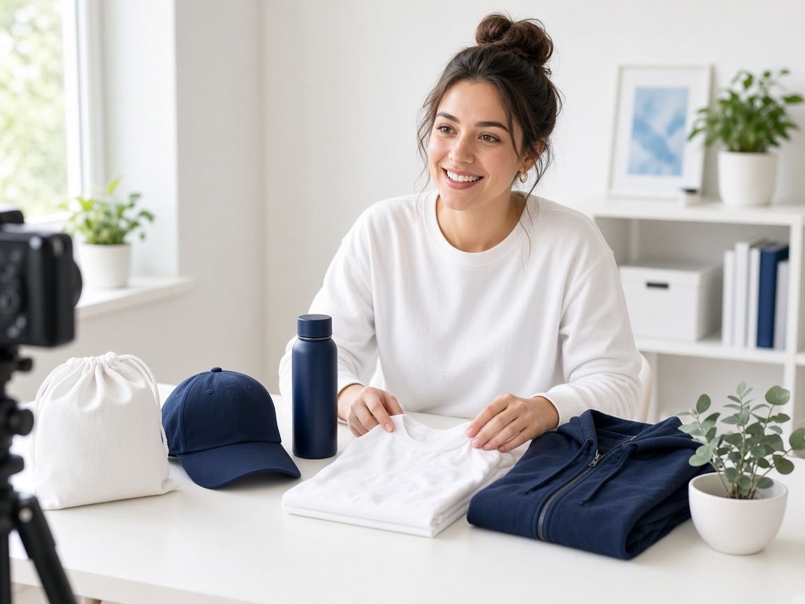 Creator launching products to their audience